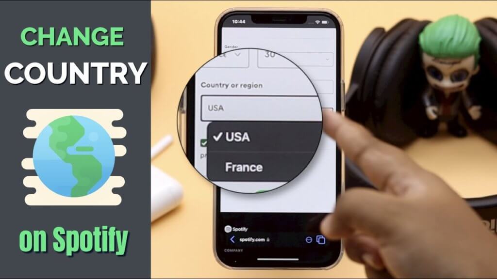 Change Location Spotify