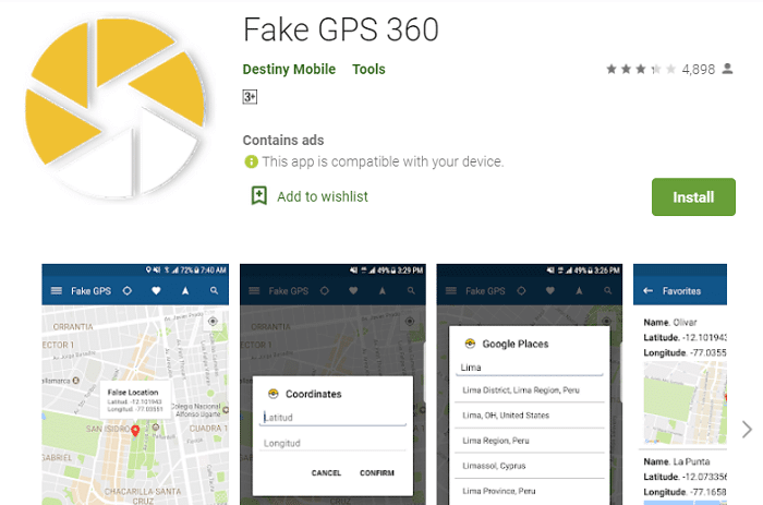 Fake GPS 360