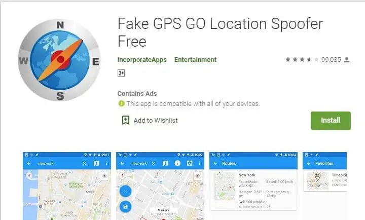 Fake GPS GO Location Spoofer