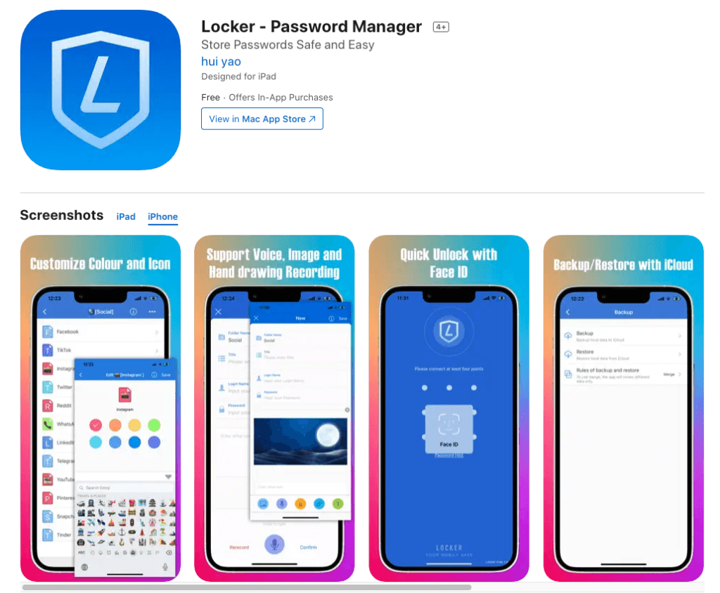 Locker app store