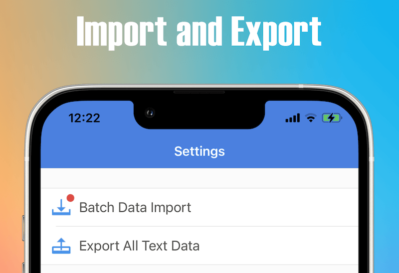 Locker import export