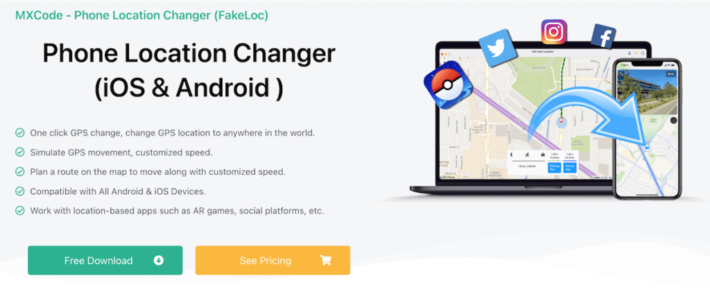 MXCode Phone Location Changer FakeLoc