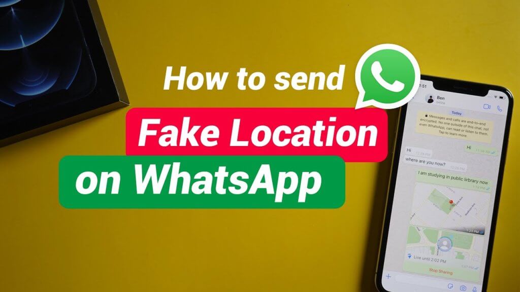 fake location on whatsapp