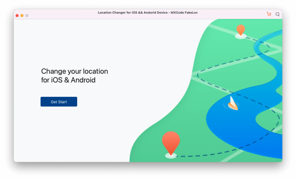 Step 1 - Location changer for Mac