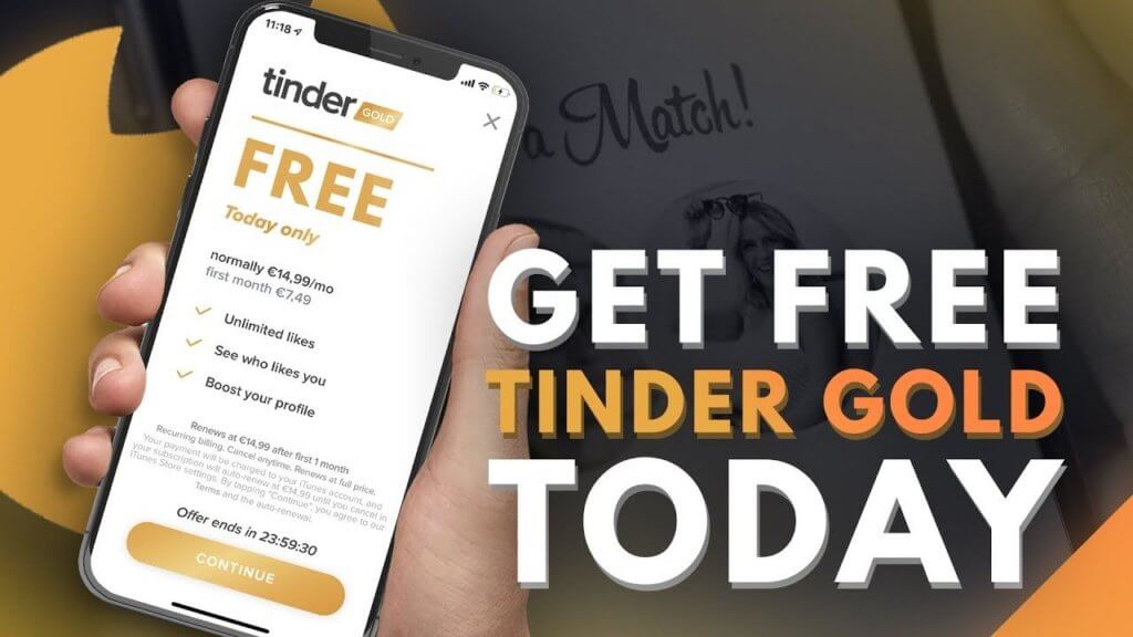 get tinder gold free