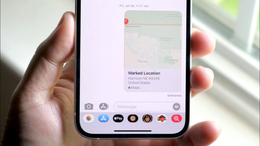 share location on imessage