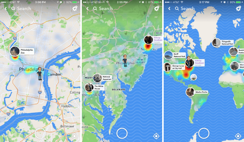 Snapchat Map